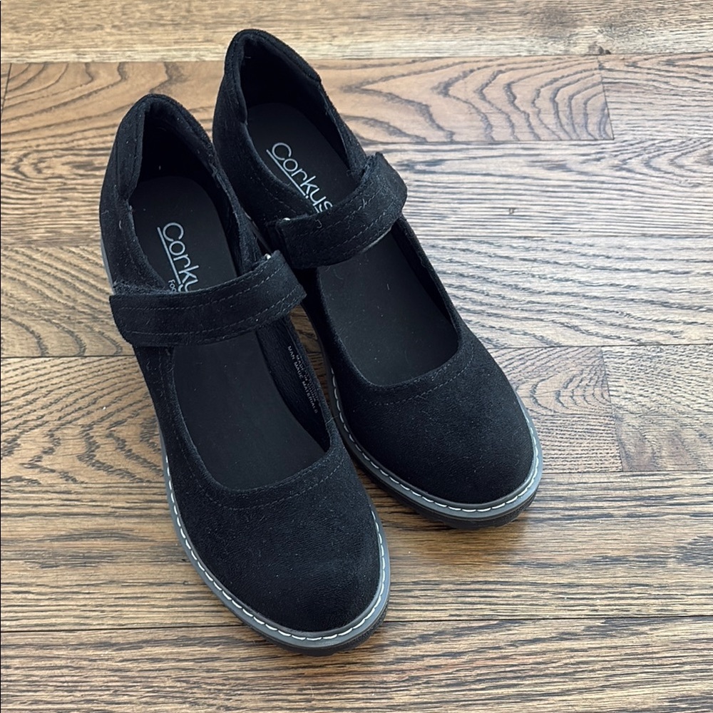 Corkys Black Mary go round Shoes